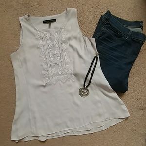 * White House Black Market Sleeveless Blouse